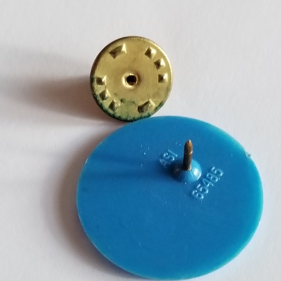 Relisted -Vintage Wild Blueberries Lapel Pin blue Festival Berry Fruit Farm - Picture 6 of 7